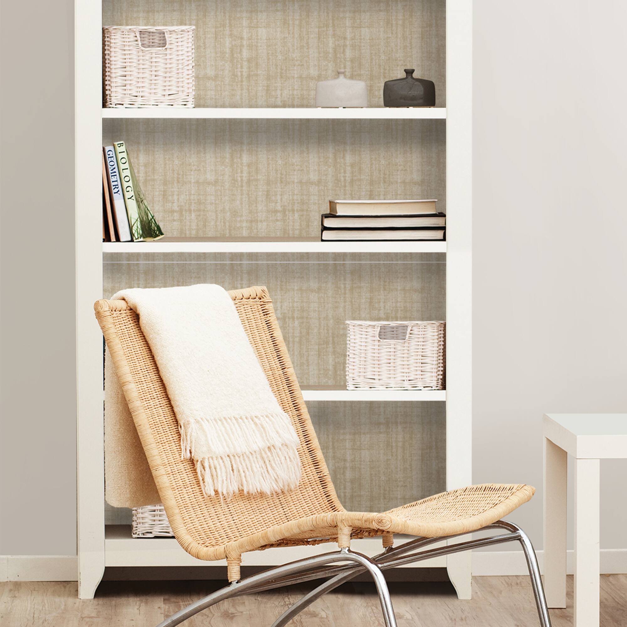 InHome Aurum Linen Peel & Stick Wallpaper
